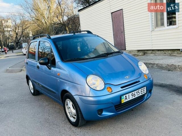 Синий Дэу Матиз, объемом двигателя 0.8 л и пробегом 72 тыс. км за 2500 $, фото 1 на Automoto.ua