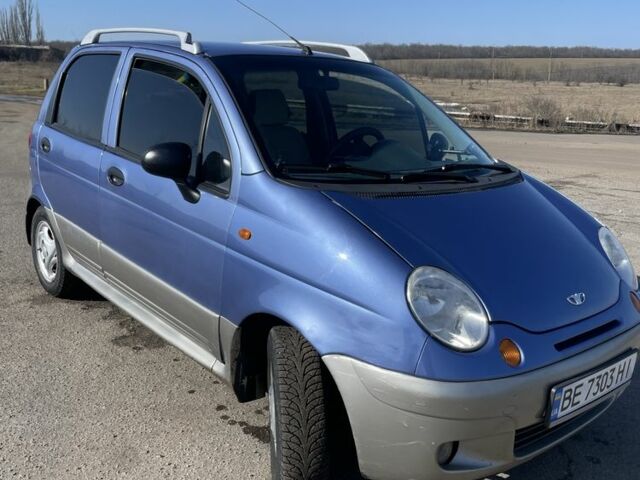 Синий Дэу Матиз, объемом двигателя 1 л и пробегом 145 тыс. км за 2700 $, фото 1 на Automoto.ua