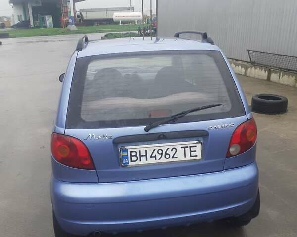 Синий Дэу Матиз, объемом двигателя 0.8 л и пробегом 167 тыс. км за 2650 $, фото 3 на Automoto.ua