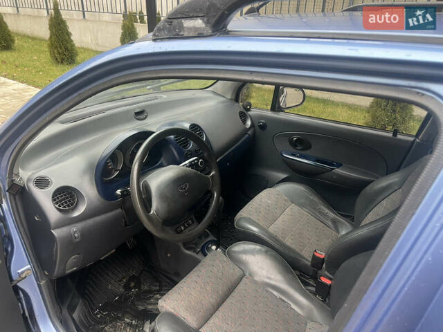 Синий Дэу Матиз, объемом двигателя 0.8 л и пробегом 56 тыс. км за 2150 $, фото 6 на Automoto.ua