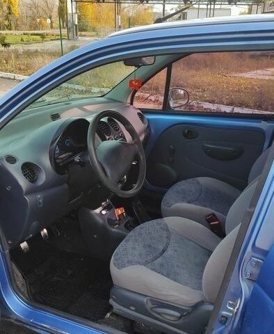 Синий Дэу Матиз, объемом двигателя 0.8 л и пробегом 201 тыс. км за 1500 $, фото 4 на Automoto.ua