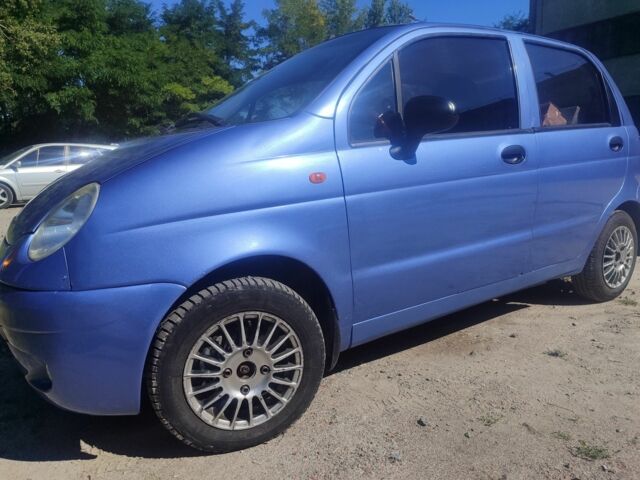 Синий Дэу Матиз, объемом двигателя 0.8 л и пробегом 78 тыс. км за 2500 $, фото 2 на Automoto.ua