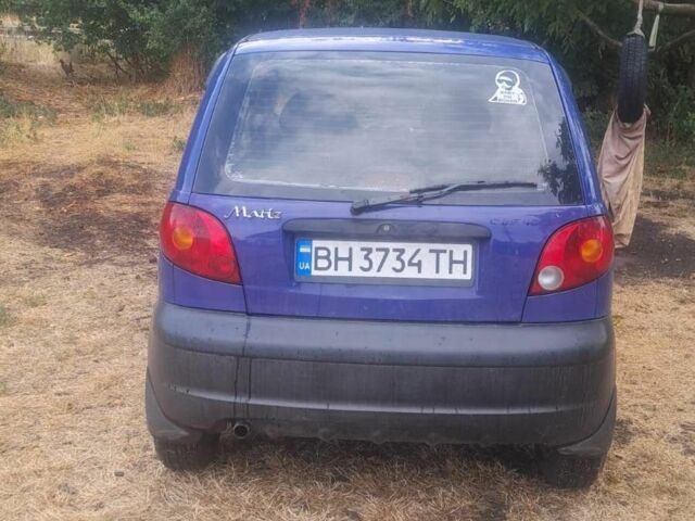 Синий Дэу Матиз, объемом двигателя 0.8 л и пробегом 190 тыс. км за 1500 $, фото 4 на Automoto.ua