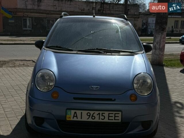 Синий Дэу Матиз, объемом двигателя 0.8 л и пробегом 73 тыс. км за 3200 $, фото 1 на Automoto.ua