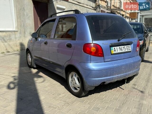 Синий Дэу Матиз, объемом двигателя 0.8 л и пробегом 73 тыс. км за 3200 $, фото 2 на Automoto.ua