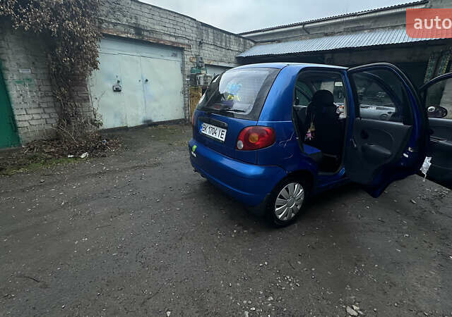 Синий Дэу Матиз, объемом двигателя 0.8 л и пробегом 122 тыс. км за 2350 $, фото 8 на Automoto.ua
