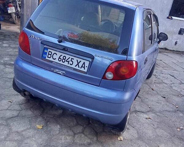 Синий Дэу Матиз, объемом двигателя 0.8 л и пробегом 125 тыс. км за 1800 $, фото 2 на Automoto.ua