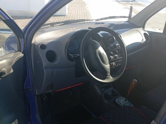 Синий Дэу Матиз, объемом двигателя 0.8 л и пробегом 150 тыс. км за 1272 $, фото 5 на Automoto.ua