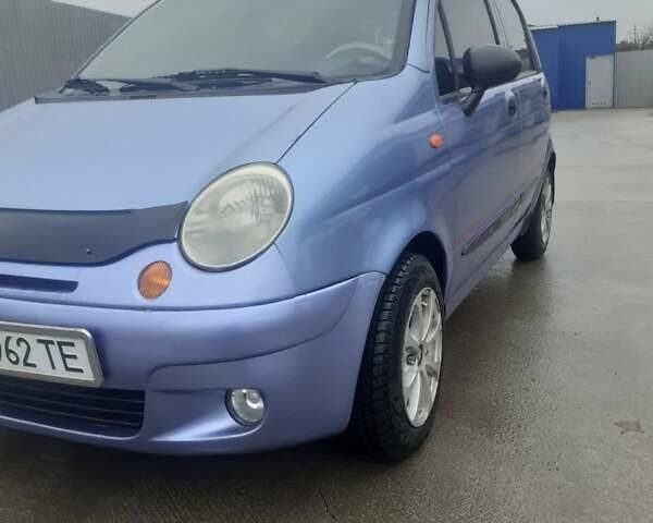 Синий Дэу Матиз, объемом двигателя 0.8 л и пробегом 167 тыс. км за 2650 $, фото 5 на Automoto.ua