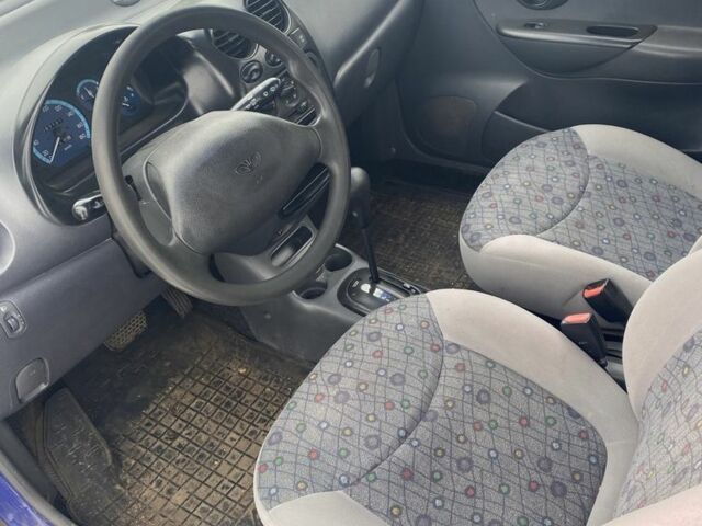 Синій Деу Матіз, об'ємом двигуна 0.8 л та пробігом 130 тис. км за 1000 $, фото 4 на Automoto.ua