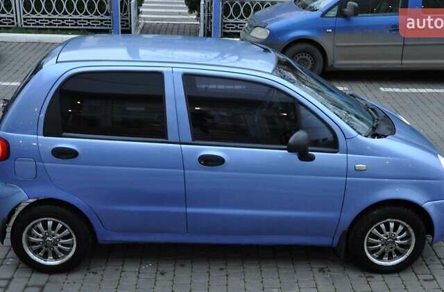 Синий Дэу Матиз, объемом двигателя 0.8 л и пробегом 167 тыс. км за 2700 $, фото 9 на Automoto.ua