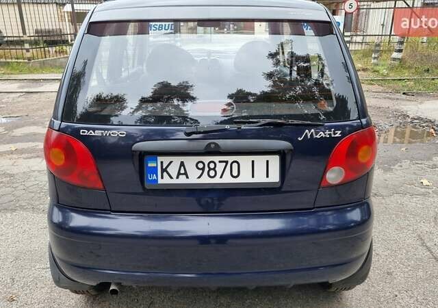 Синий Дэу Матиз, объемом двигателя 0.8 л и пробегом 155 тыс. км за 1800 $, фото 3 на Automoto.ua