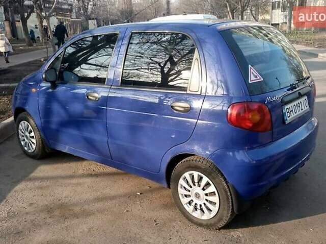 Синий Дэу Матиз, объемом двигателя 0.8 л и пробегом 81 тыс. км за 2700 $, фото 12 на Automoto.ua
