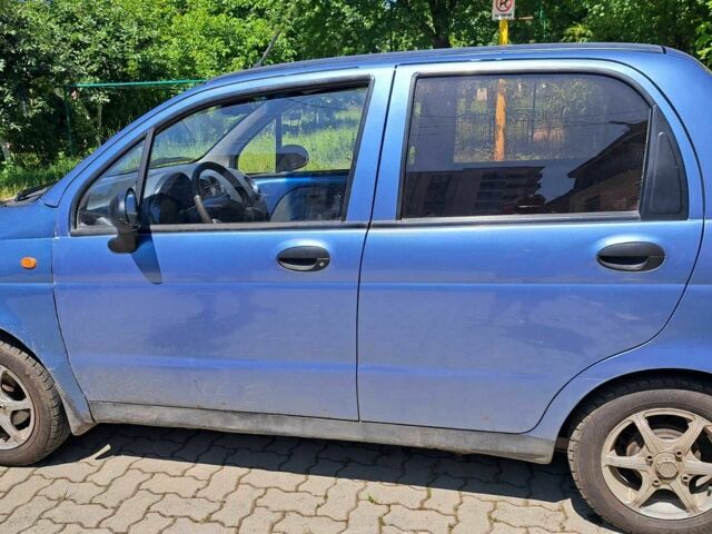 Синий Дэу Матиз, объемом двигателя 0.8 л и пробегом 185 тыс. км за 110000 $, фото 2 на Automoto.ua