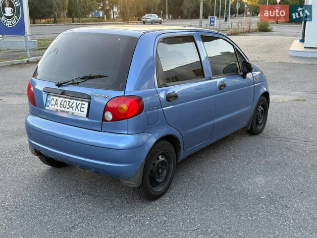 Синий Дэу Матиз, объемом двигателя 0.8 л и пробегом 120 тыс. км за 2550 $, фото 2 на Automoto.ua