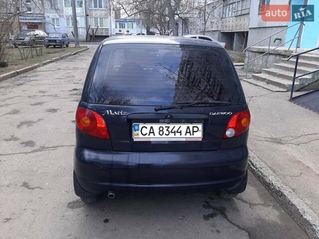 Синий Дэу Матиз, объемом двигателя 0.8 л и пробегом 61 тыс. км за 2499 $, фото 1 на Automoto.ua