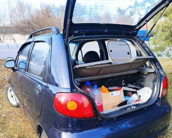 Синий Дэу Матиз, объемом двигателя 0.8 л и пробегом 97 тыс. км за 3000 $, фото 2 на Automoto.ua