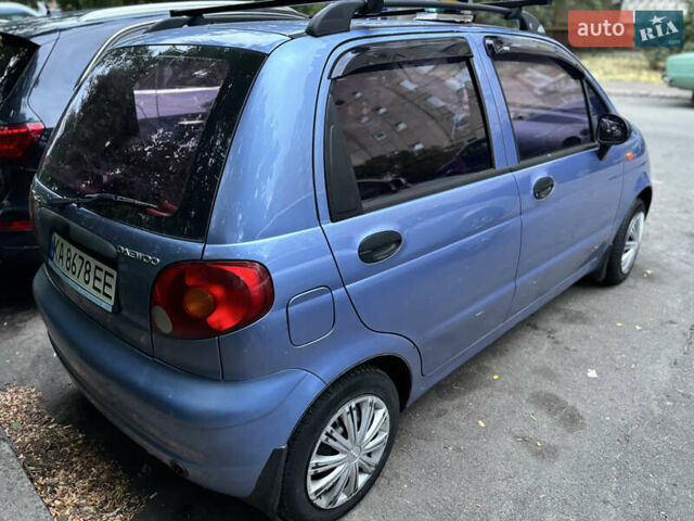 Синий Дэу Матиз, объемом двигателя 0.8 л и пробегом 149 тыс. км за 3150 $, фото 3 на Automoto.ua