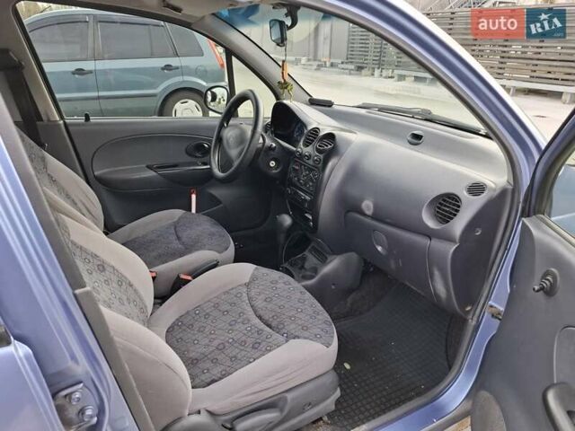 Синий Дэу Матиз, объемом двигателя 0.8 л и пробегом 124 тыс. км за 2000 $, фото 11 на Automoto.ua