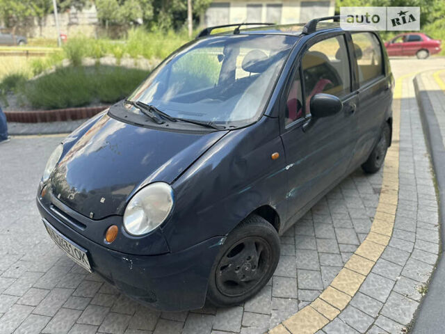 Синий Дэу Матиз, объемом двигателя 0.8 л и пробегом 200 тыс. км за 890 $, фото 1 на Automoto.ua