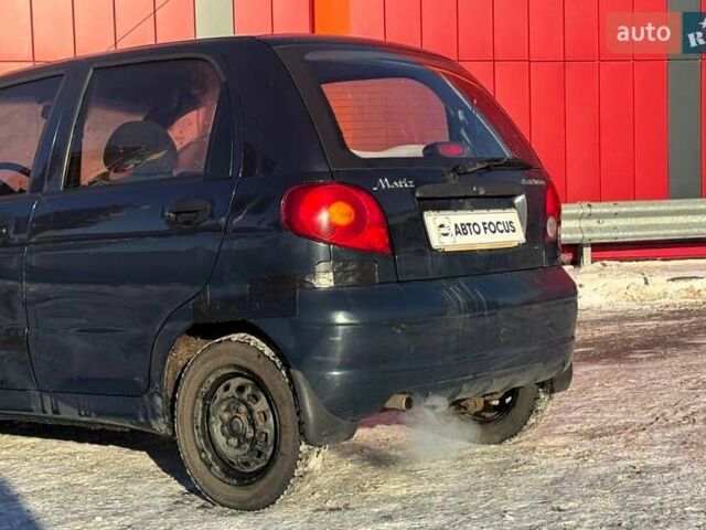 Синий Дэу Матиз, объемом двигателя 0.8 л и пробегом 198 тыс. км за 2790 $, фото 5 на Automoto.ua