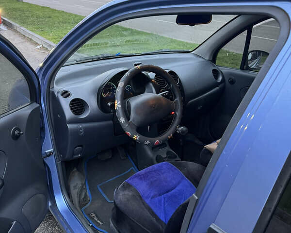 Синий Дэу Матиз, объемом двигателя 0.8 л и пробегом 103 тыс. км за 2900 $, фото 8 на Automoto.ua