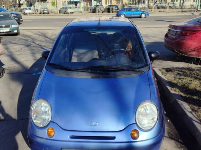 Синий Дэу Матиз, объемом двигателя 0.8 л и пробегом 122 тыс. км за 1800 $, фото 1 на Automoto.ua