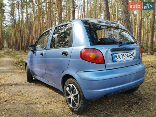 Синій Деу Матіз, об'ємом двигуна 0.8 л та пробігом 130 тис. км за 2400 $, фото 2 на Automoto.ua