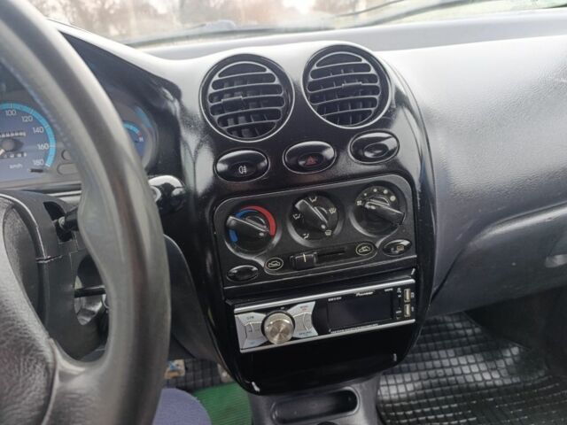 Синий Дэу Матиз, объемом двигателя 0.8 л и пробегом 100 тыс. км за 2100 $, фото 14 на Automoto.ua