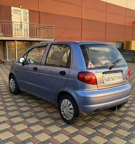 Синий Дэу Матиз, объемом двигателя 0.8 л и пробегом 108 тыс. км за 2000 $, фото 2 на Automoto.ua