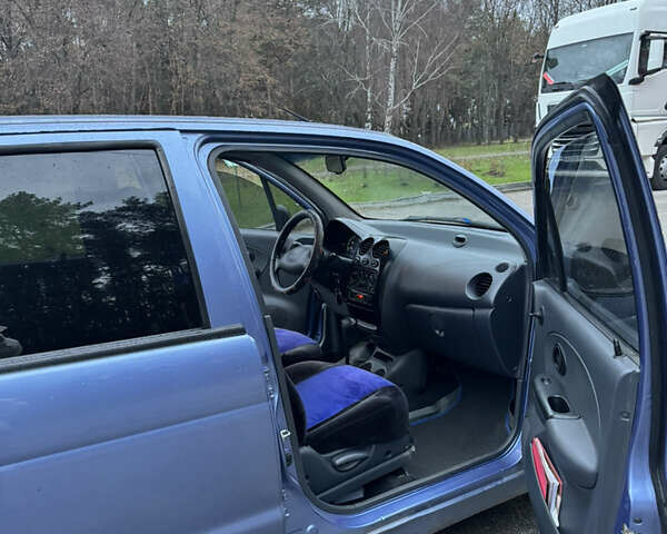 Синий Дэу Матиз, объемом двигателя 0.8 л и пробегом 103 тыс. км за 2900 $, фото 4 на Automoto.ua