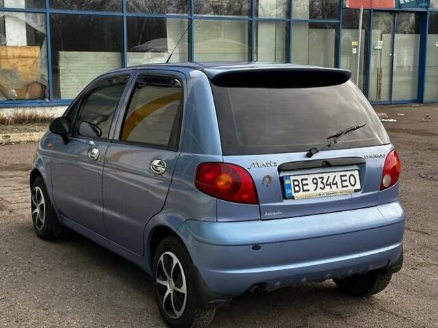 Синий Дэу Матиз, объемом двигателя 0.8 л и пробегом 150 тыс. км за 3000 $, фото 4 на Automoto.ua