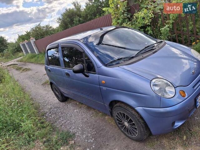 Синий Дэу Матиз, объемом двигателя 0.8 л и пробегом 79 тыс. км за 3000 $, фото 1 на Automoto.ua
