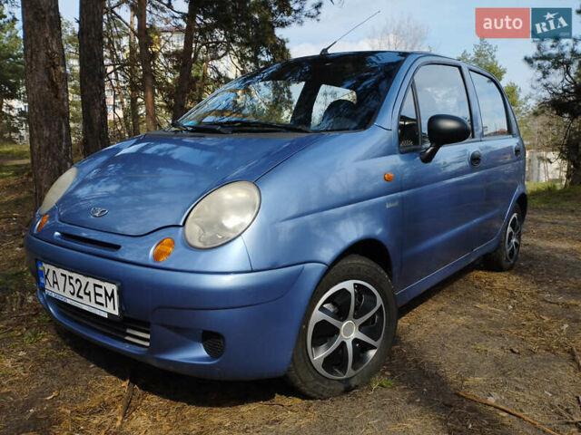 Синій Деу Матіз, об'ємом двигуна 0.8 л та пробігом 130 тис. км за 2400 $, фото 1 на Automoto.ua