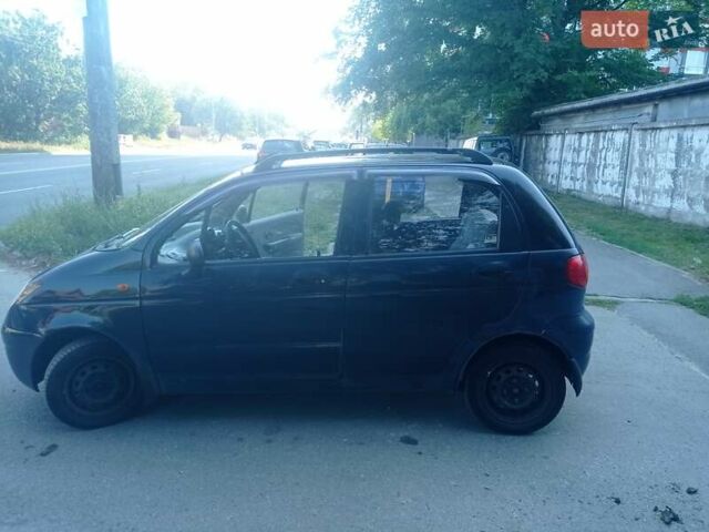 Синий Дэу Матиз, объемом двигателя 0.8 л и пробегом 160 тыс. км за 1750 $, фото 6 на Automoto.ua