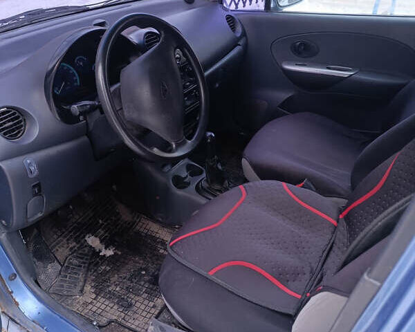 Синий Дэу Матиз, объемом двигателя 1 л и пробегом 180 тыс. км за 1550 $, фото 5 на Automoto.ua