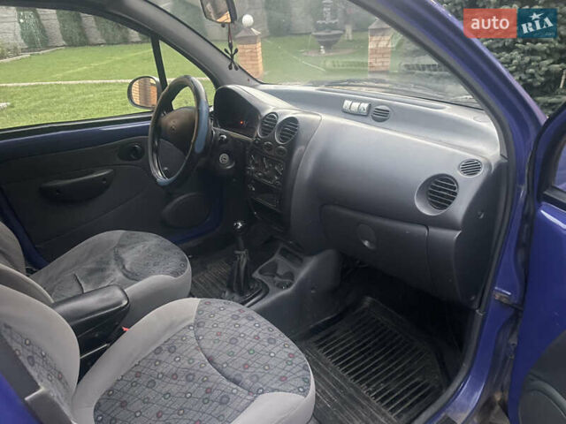 Синий Дэу Матиз, объемом двигателя 0.8 л и пробегом 150 тыс. км за 1900 $, фото 4 на Automoto.ua
