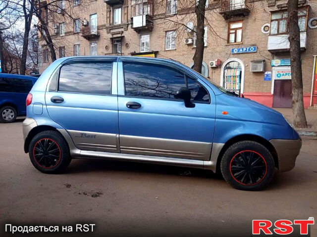 Синий Дэу Матиз, объемом двигателя 1 л и пробегом 44 тыс. км за 3400 $, фото 6 на Automoto.ua