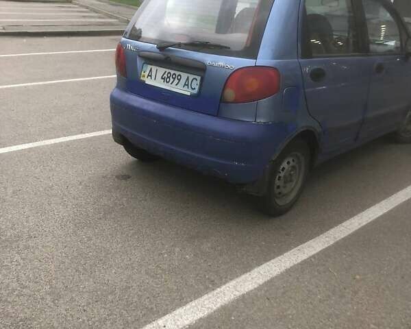 Синий Дэу Матиз, объемом двигателя 0.8 л и пробегом 150 тыс. км за 1250 $, фото 9 на Automoto.ua