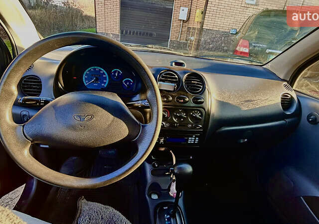 Синий Дэу Матиз, объемом двигателя 0.8 л и пробегом 198 тыс. км за 2700 $, фото 6 на Automoto.ua