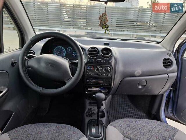 Синий Дэу Матиз, объемом двигателя 0.8 л и пробегом 124 тыс. км за 2000 $, фото 14 на Automoto.ua