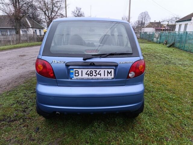 Синий Дэу Матиз, объемом двигателя 0.8 л и пробегом 100 тыс. км за 2100 $, фото 5 на Automoto.ua