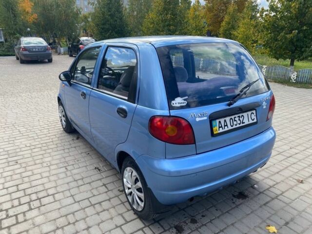 Синий Дэу Матиз, объемом двигателя 0.8 л и пробегом 79 тыс. км за 3200 $, фото 6 на Automoto.ua