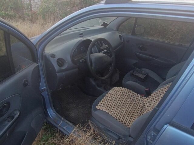 Синий Дэу Матиз, объемом двигателя 0.8 л и пробегом 80 тыс. км за 700 $, фото 6 на Automoto.ua