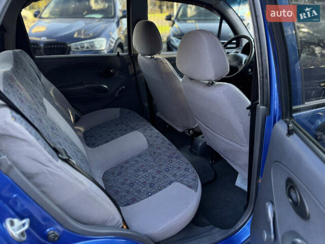 Синий Дэу Матиз, объемом двигателя 0.8 л и пробегом 126 тыс. км за 3300 $, фото 9 на Automoto.ua