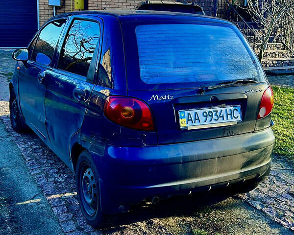 Синий Дэу Матиз, объемом двигателя 0.8 л и пробегом 198 тыс. км за 2700 $, фото 1 на Automoto.ua