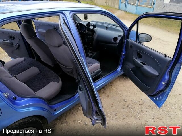 Синий Дэу Матиз, объемом двигателя 8 л и пробегом 73 тыс. км за 2880 $, фото 7 на Automoto.ua