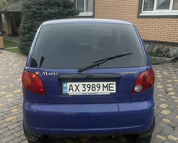 Синий Дэу Матиз, объемом двигателя 0.8 л и пробегом 150 тыс. км за 1900 $, фото 7 на Automoto.ua
