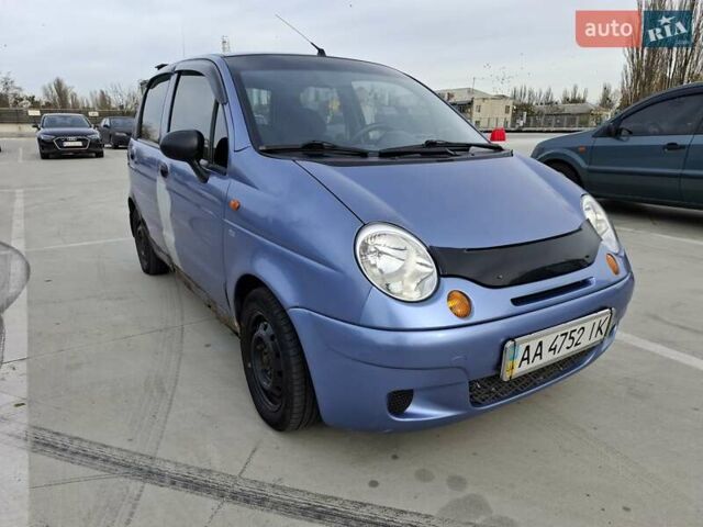 Синий Дэу Матиз, объемом двигателя 0.8 л и пробегом 124 тыс. км за 2000 $, фото 1 на Automoto.ua