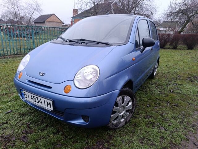 Синий Дэу Матиз, объемом двигателя 0.8 л и пробегом 100 тыс. км за 2100 $, фото 1 на Automoto.ua